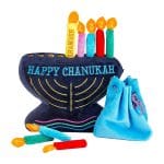 My Soft Menorah Set with Candles, Plush, 7″ – Rite Lite