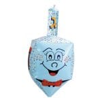 Inflatable Dreidel, Confetti Print, PVC, 24"
