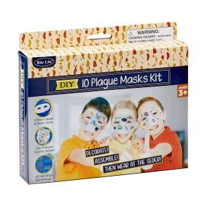 Passover Ten Plagues Masks Kit, PVC & Stickers, 7.5″ – Rite Lite