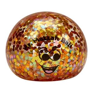 Squish Matzah Ball with Metallic Glitter, Rubber, 3″ – Rite Lite