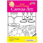 Shabbat Canvas Art w/paints