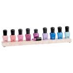 Menorah "Nail Polish", Hand-Painted Ceramic, 13" x 3.5"