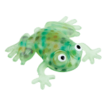 Passover Squish Frog Filled with Colour Gel Beads, Rubber