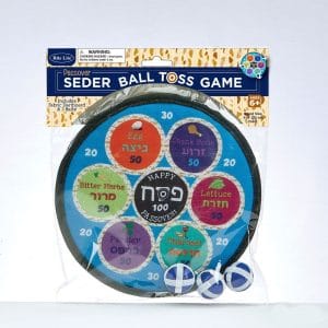 Seder Ball Toss Game, Fabric Dartboard, 9″, Includes 3 Balls – Rite Lite