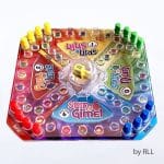Chanukah Pop & Spin Dreidel Race Game, Plastic, 10" x 10"