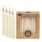 Honeycomb Beeswax Chanukah Candles, Natural