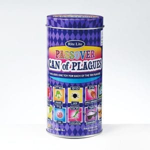 Passover Can of Plagues, Collectible Tin, 6″ x 3″ – Rite Lite