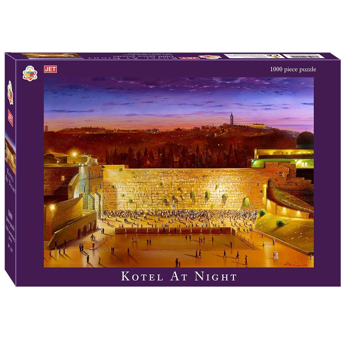 72a04c6d23004e5589228ab32a9d1dbe-1.jpg 1000 pc puzzle, Kotel at Night - Image 1