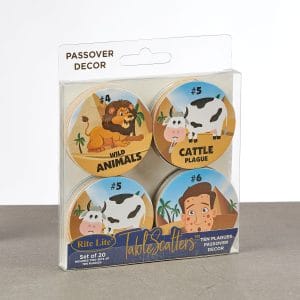 Passover Ten Plagues Chipboard Table Scatters, Set of 20 – Rite Lite