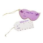 Purim Tags, Foil & Holographic Accents, 4" x 2"