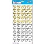 GOLD & SILVER Shin Metallic stickers