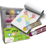 Aleph Beis Dot Art - Set of 8 + Booklet
