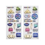 Passover Stickers, 3D Metallic, 2 Sheets, 9.5″ x 3.75″ – Rite Lite