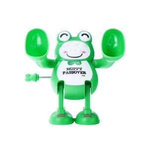 “Hoppy Passover” Tumble Frog, Plastic, 4″, Wind-Up – Rite Lite