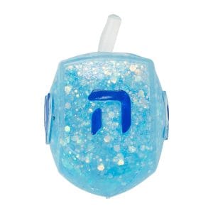 Squish Dreidel Filled with Glitter, Rubber, 3″ – Rite Lite
