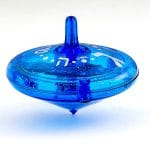 Light-Up Dreidel, Blue & Silver, Light Patterns, 1.75"