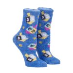 Dreidel Kids' Cosy Slipper Socks with Lurex, Polyester