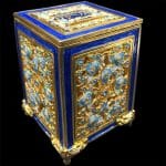 Tzedaka Box - Larger, Blue