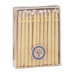 Beeswax Chanukah Candles, Natural