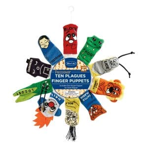Passover “Ten Plagues” Finger Puppets, Plush, 3.5″ – Rite Lite