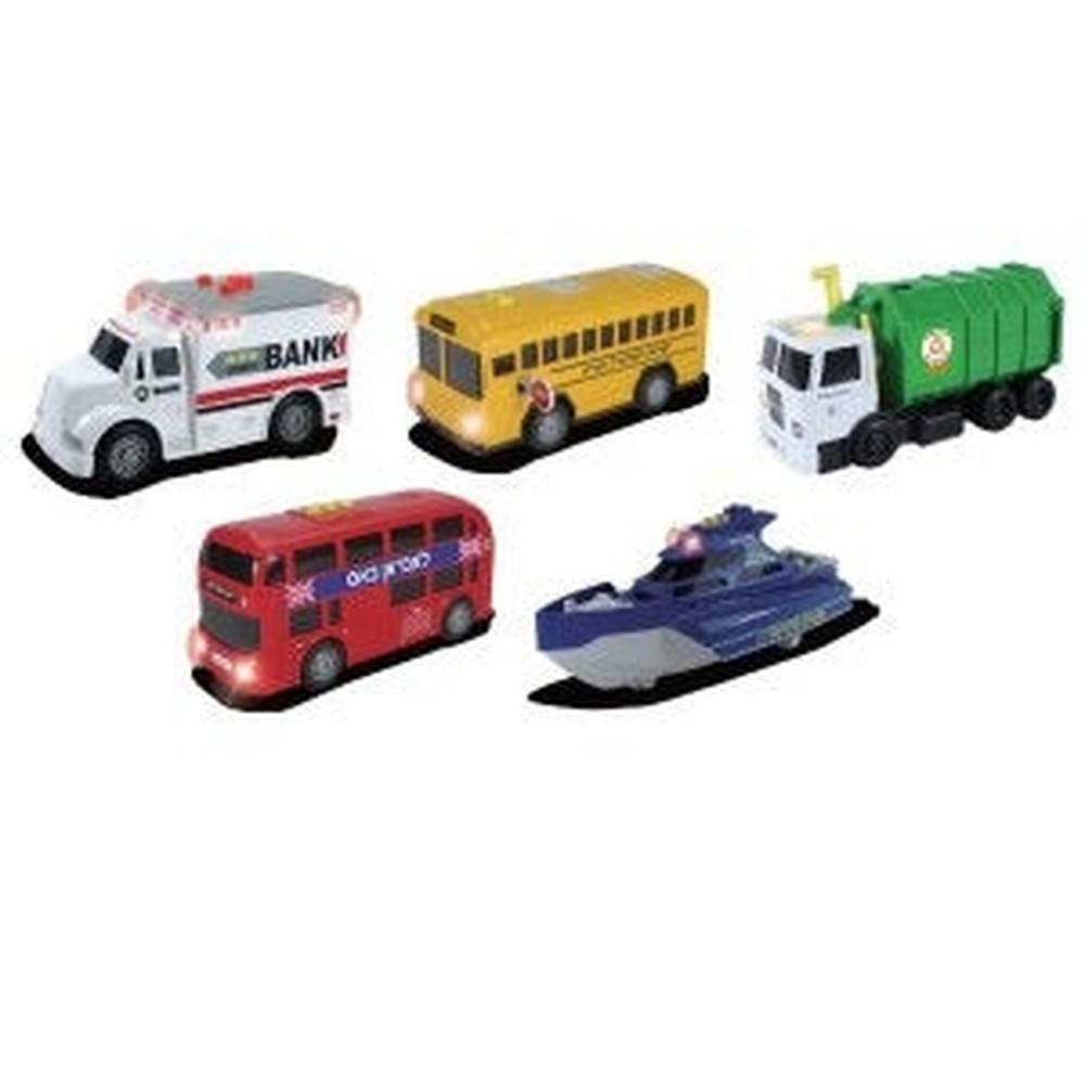2656-square City Vehicles Set, 5 Pieces - Image 1