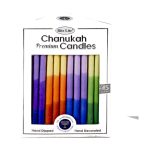 Chanukah Candles, Multicolour Tricolour Blend, Gift Box