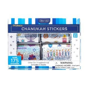 Chanukah Prismatic Stickers – 5 Rolls – Rite Lite