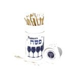 Passover Long Matches “Mosaic”, 4.25″, Gift Box of 60 – Rite Lite
