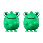 Passover “Pop A Frog”, Silicone, 2.5″H, Set of 2 – Rite Lite