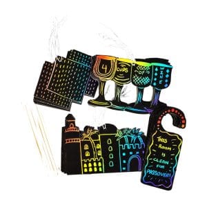 Passover Scratch Paper Art Kit, Makes 24 – Rite Lite