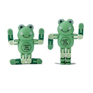 Passover “Snap & Click” Fidget Frogs, Plastic, 4″, Set of 2 – Rite Lite