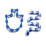 Snap & Click Fidget Dreidels, Plastic, 2 Links