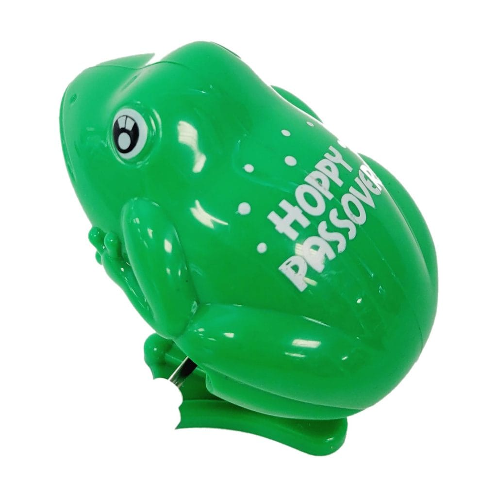 Wind-Up “Hoppy Passover” Frog, Plastic, 2.5″, Display Box – Rite Lite