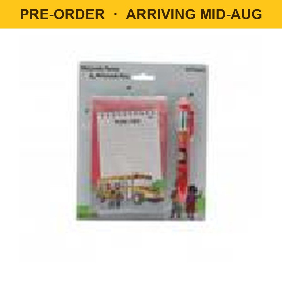 preorder-4028 Mitzvah Notes & Pen - Red - Image 1