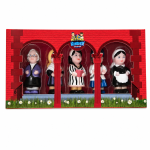 Mitzvah Kinder Mommies Go To Shul (Red) 5PK