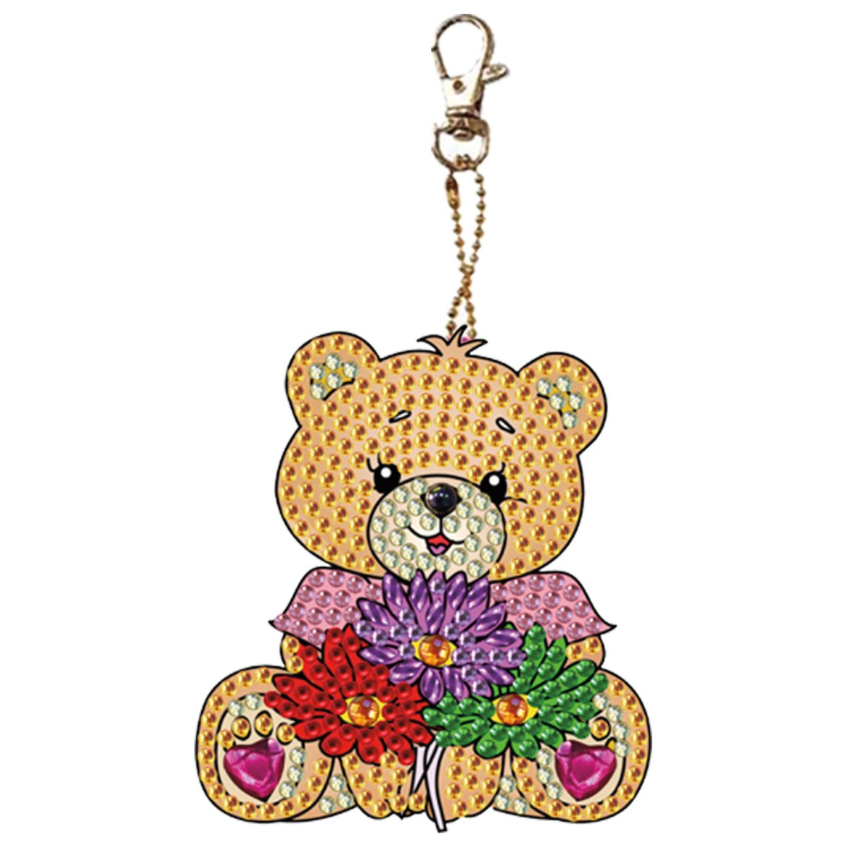Colours Craft Cheery Bear Keychain – Daisy Bear Colours Craft Cheery Bear Keychain – Daisy Bear