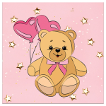 Colours Crafts Teddy
