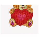 Colours Craft Cheery Bear Keychain - Caring Bear
