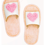 Colours Craft Lace Art Heart Slippers