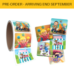 Mitzvah Kinder Arcade Sticker Roll