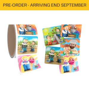Mitzvah Kinder Bruchos Sticker Roll