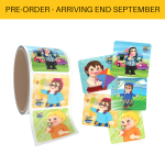 Mitzvah Kinder Fun Day Sticker Roll
