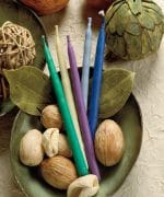 Chanukah Candles -Multi Color Pure Vegetable Wax – Rite Lite – view 4