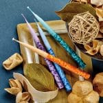 Premium Chanukah Candles – Hand Decorated Multi – Rite Lite – view 4