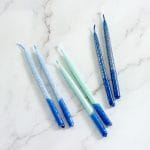 Premium Chanukah Candles – Frosted “Shades of Blue” – Rite Lite – view 2