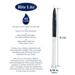 Decor Candles, Two-Tone Black & White – Rite Lite – view 4