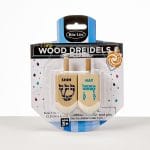 2 Large Natural Wood Dreidels – Rite Lite