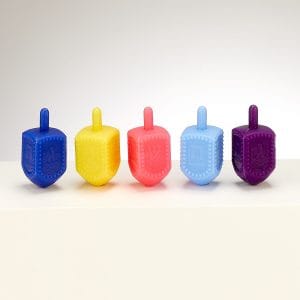 Medium Plastic Chanukah Dreidels – Rite Lite