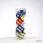 Striped Multicolor Hand Painted Dreidels – Rite Lite – view 2