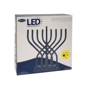 LED Navy Metal Electric Menorah w/ 4 Lighting Options – Rite Lite
